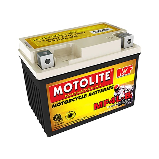 [Motolite MF4L] Pili Battery Sales Inc. MOTOLITE MF4L SIZE: MF4L-B