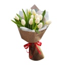 10 Stems Of  Tulips In A Simple Wrap - (C)