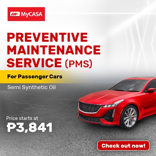 [mycasa02] PMS (Semi Synthetic Oil) -  Passenger Cars 