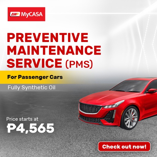 [mycasa03] PMS (Fully Synthetic Oil) -  Passenger Cars 